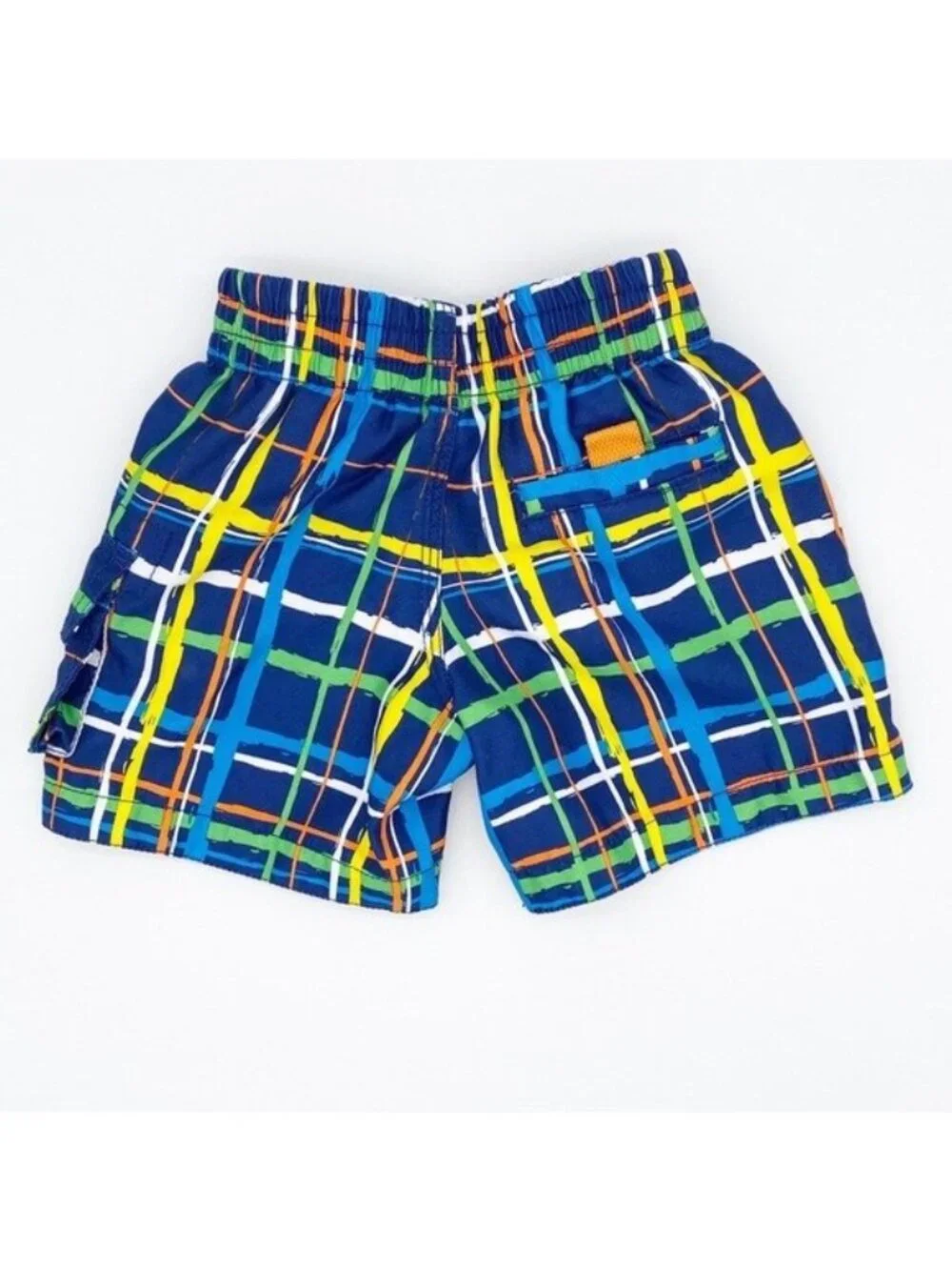 Wave Zone Cargo Printed Swim Trunks Baby Boy Size 12 Months Pool Swimwear Beach